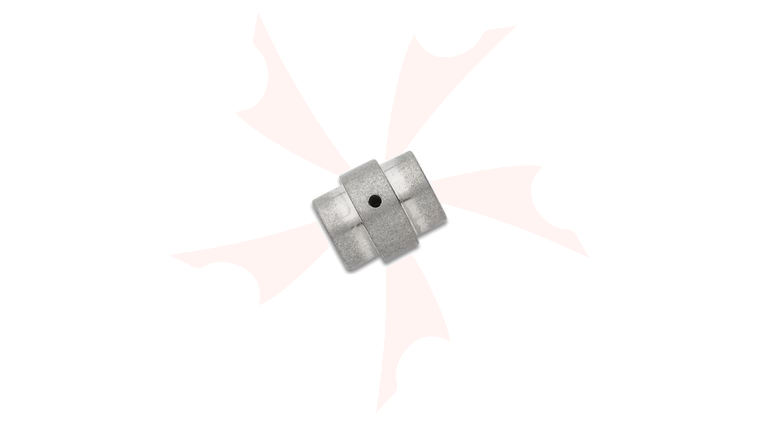 Flytanium White Tritium Titanium Stepped Hole Stopper for Spyderco Paramilitary 2 and 3, Knife Not Included