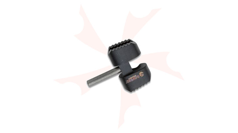 Flytanium Tritium Titanium Ball Cage Lock for Spyderco Manix 2, Black, Knife Not Included
