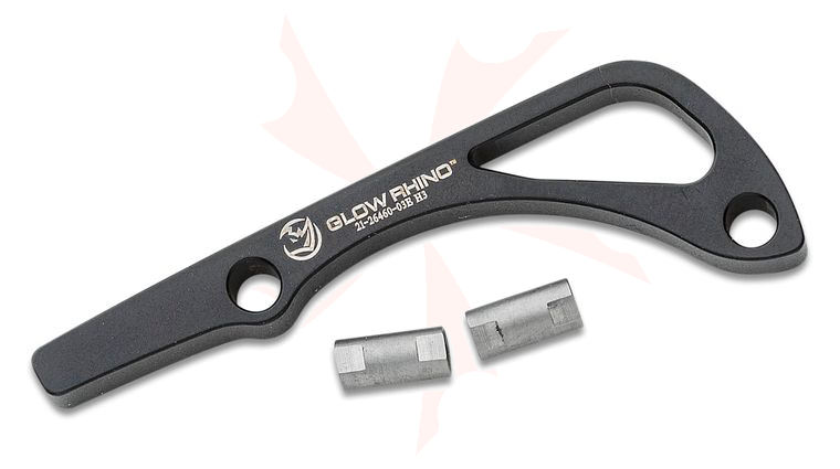 Flytanium Tritium Titanium Backspacer for Benchmade Bugout, Black - Knife Not Included