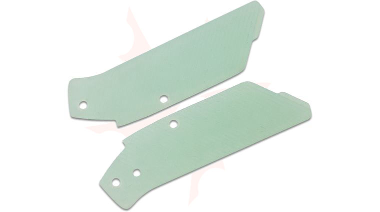 Flytanium G10 Inlays for The Flytanium Arcade, Natural Jade, Knife Not Included