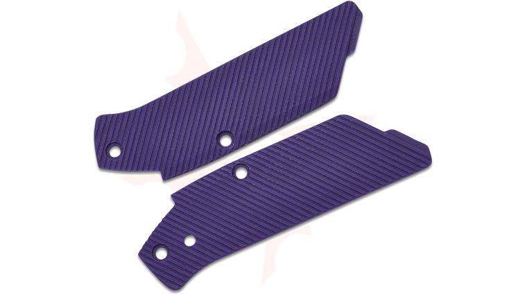 Flytanium G10 Inlays for The Flytanium Arcade, Deep Purple, Knife Not Included