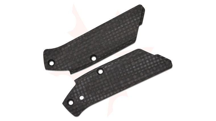 Flytanium Carbon Fiber Inlays for The Flytanium Arcade, Basketweave, Knife Not Included