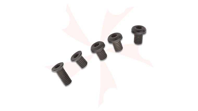 Flytanium Set of 5 Titanium Body Screws for Flytanium Arcade, Black DLC - Knife Not Included