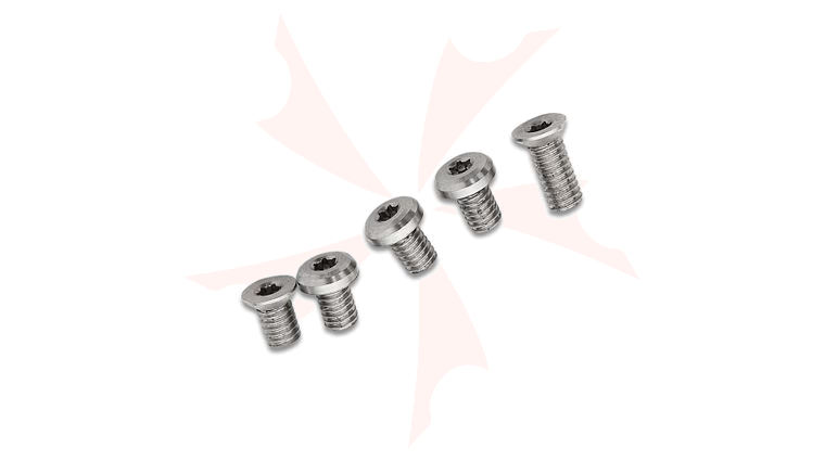 Flytanium Set of 5 Titanium Body Screws for Flytanium Arcade, Stonewashed - Knife Not Included