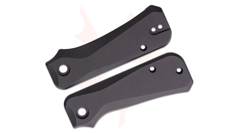 Flytanium Groove Titanium Scales for CIVIVI Baby Banter, Black, Knife Not Included