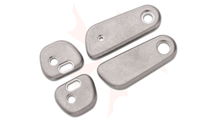 Flytanium Titanium Scales for The James Brand Redstone, Stonewash, Knife Not Included