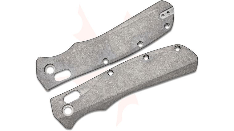 Flytanium Distortion Titanium Scales for Hogue Deka, Stonewashed, Knife Not Included