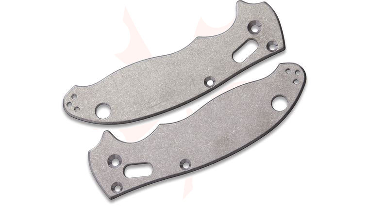 Flytanium Titanium Scales for Spyderco Manix 2, Antique Stonewash, Knife Not Included