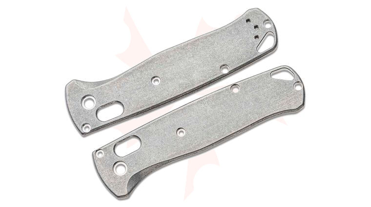 Flytanium Titanium Scales for Benchmade Bugout, Stonewashed, Knife Not Included