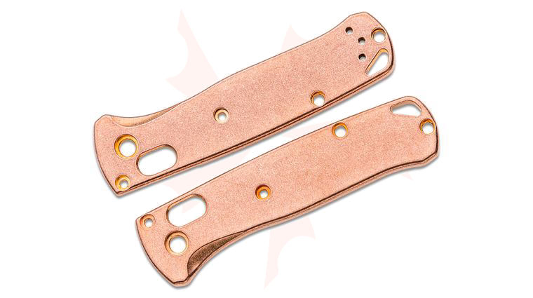 Flytanium Copper Scales for Benchmade Mini Bugout, Antique Stonewash, Knife Not Included
