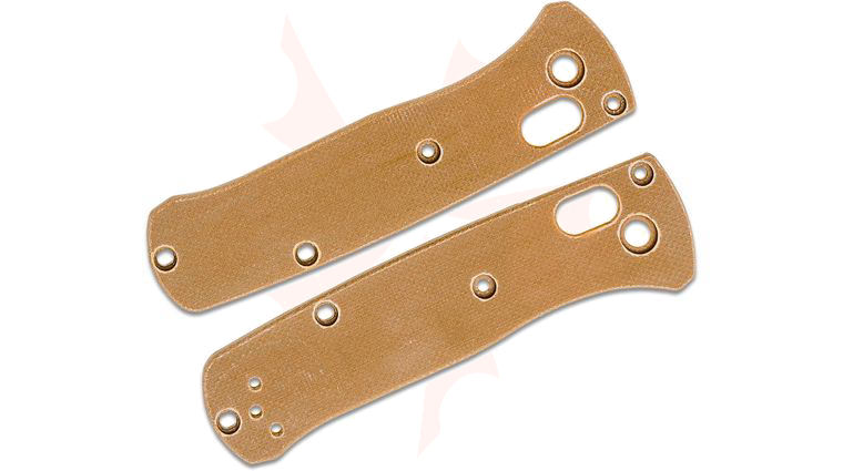 Flytanium Tan G10 Scales for Benchmade Mini Bugout, Knife Not Included