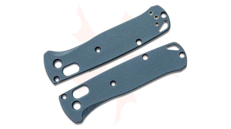 Flytanium Gray G10 Scales for Benchmade Mini Bugout, Knife Not Included