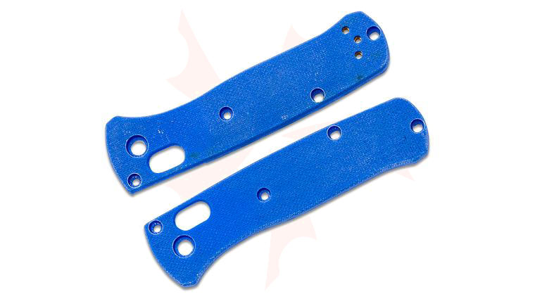 Flytanium Blue G10 Scales for Benchmade Mini Bugout, Knife Not Included