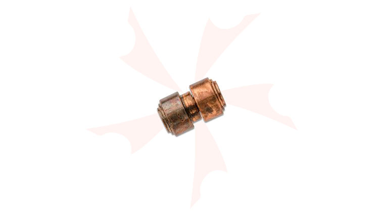 Flytanium Copper Thumbstud Kit for Benchmade Knives, Antique Stonewash - Knife Not Included