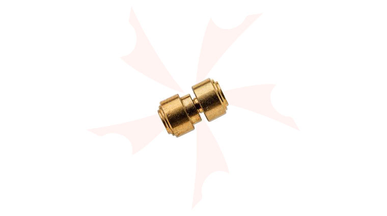 Flytanium Brass Thumbstud Kit for Benchmade Knives, Antique Stonewash - Knife Not Included