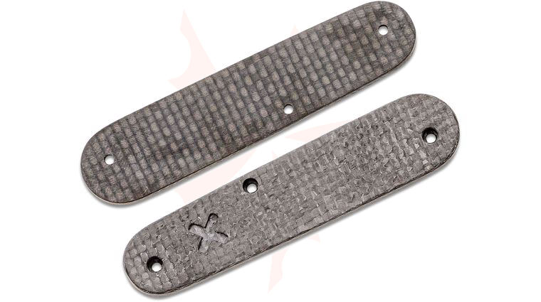 Flytanium Carbon FIber Scales for Victorinox Cadet Swiss Army Knife - Classic Flat