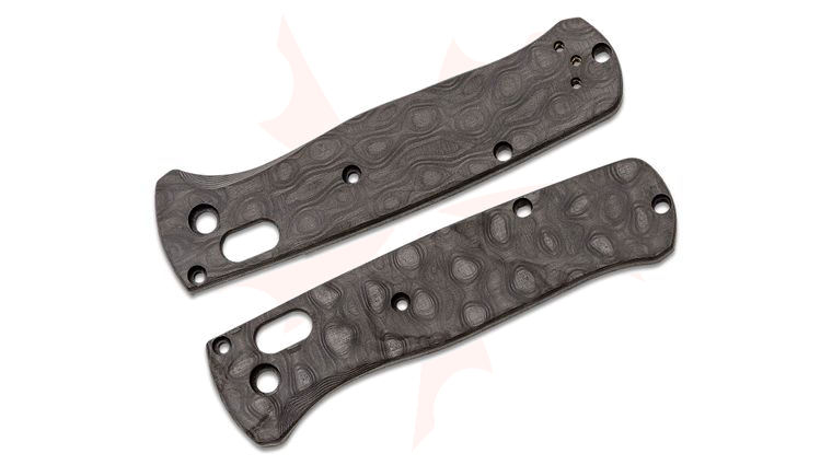 Flytanium Raindrop Carbon Fiber Scales for Benchmade Bugout, Knife Not Included