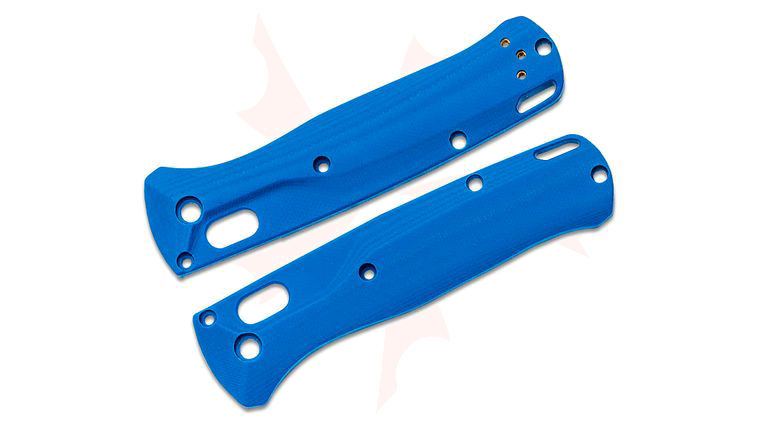 Flytanium Crossfade Blue G10 Scales for Benchmade Bugout, Knife Not Included