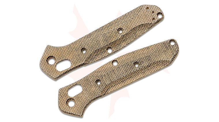 Flytanium Green Canvas Micarta Scales for Benchmade 945 Mini Osborne, Knife Not Included