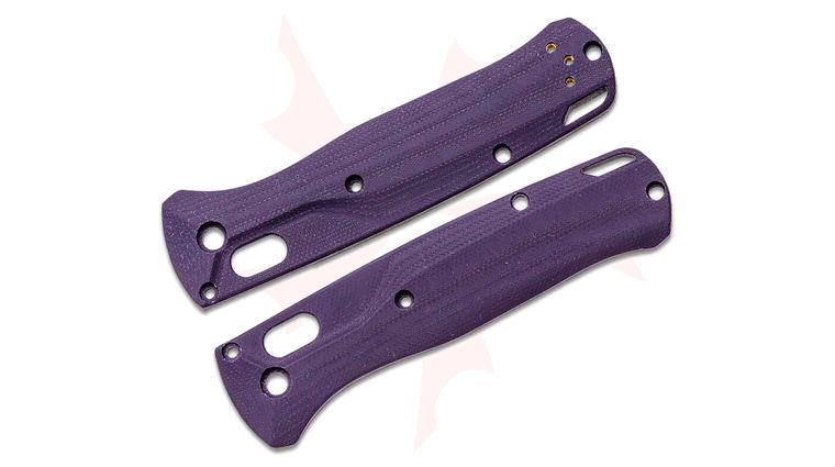 Flytanium Crossfade Purple G10 Scales for Benchmade Bugout, Knife Not Included