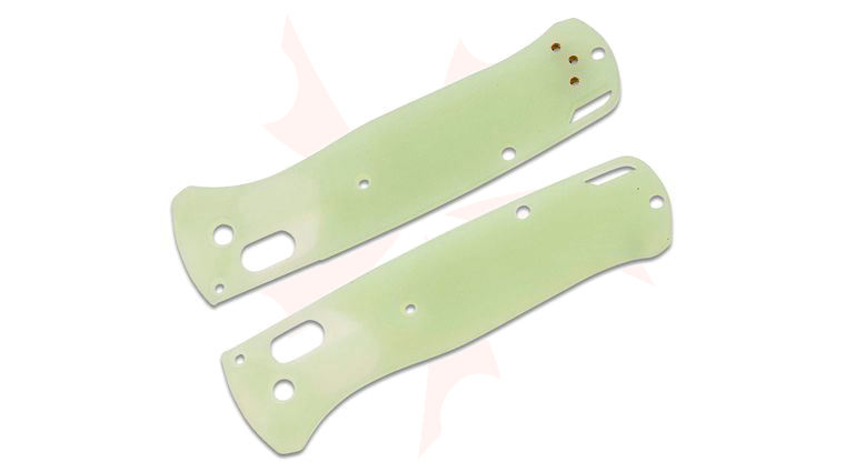 Flytanium Crossfade Jade G10 Scales for Benchmade Bugout, Knife Not Included