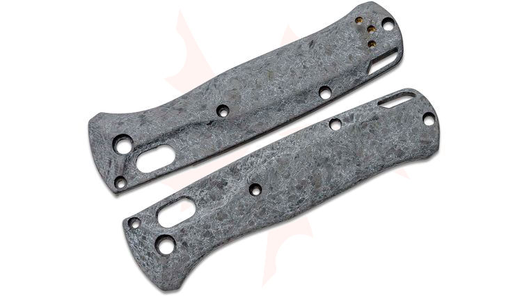 Flytanium Crossfade Shredded Carbon Fiber Scales for Benchmade Bugout, Knife Not Included