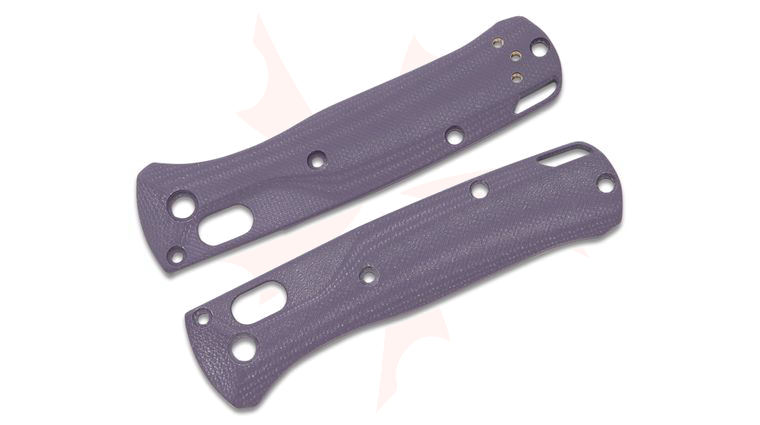 Flytanium Crossfade Purple G10 Scales for Benchmade Mini Bugout, Knife Not Included