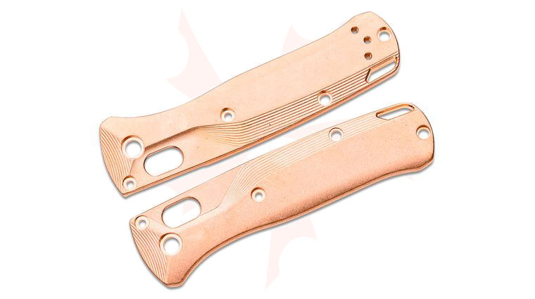 Flytanium Crossfade Copper Scales for Benchmade Mini Bugout, Antique Stonewash, Knife Not Included