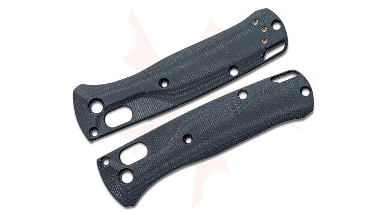 Flytanium Crossfade Black G10 Scales for Benchmade Mini Bugout, Knife Not Included