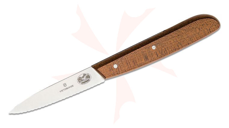 Victorinox Forschner 3.25 inch Serrated Paring Knife, Rosewood Handle (Old Sku 40000)