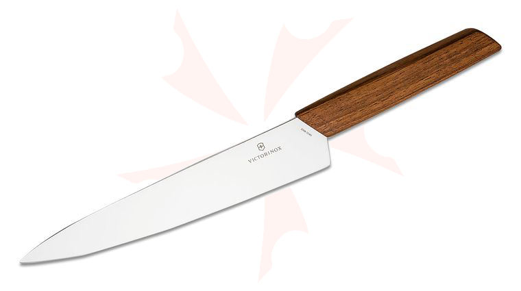 Victorinox Swiss Modern 9 inch Carving Knife, Walnut Wood Handle