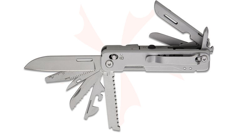 Fox BlackFox BF-207 Solver Multi-Tool with Detachable Scissors, 3.66 inch Closed, Stainless Steel Handles