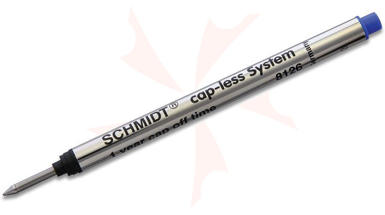 SCHMIDT 8126B Capless System Pen Refill, Blue