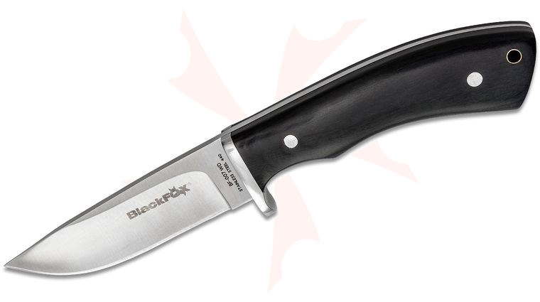 Fox BlackFox BF-007 WD Hunter Companion Fixed Blade Knife 3.78