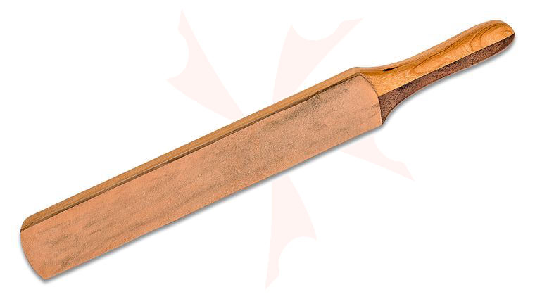 Aaron Frederick Custom 16 inch Strop with Compound, Hickory and Walnut Wood