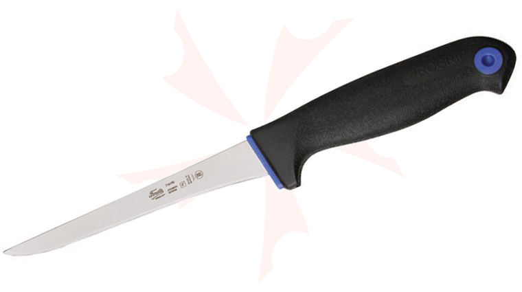 Morakniv Mora of Sweden Straight Narrow Boning Knife 5.875 inch Stainless Steel Blade, Black Rubber Handle