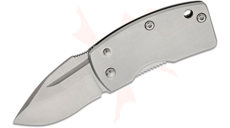 G. Sakai Money Clip Frame Lock Folding Knife 1.61 inch VG10 Blade, Stainless Steel Handles