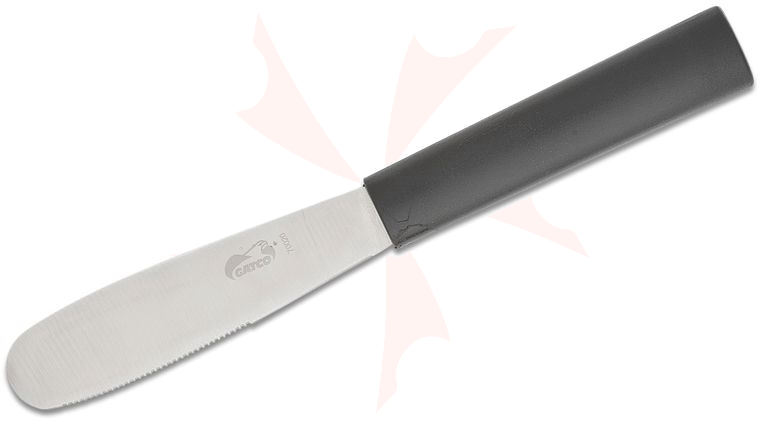 GATCO Everyday Kitchen Utensils Sandwich Spreader Knife 7 inch Overall, Black Zytel Handle