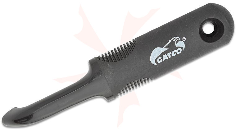 GATCO Everyday Kitchen Utensils Peeler 7.5 inch Overall, Black Rubberized Handle
