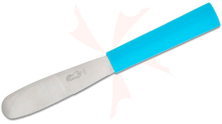 GATCO Everyday Kitchen Utensils Sandwich Spreader Knife 7 inch Overall, Teal Zytel Handle