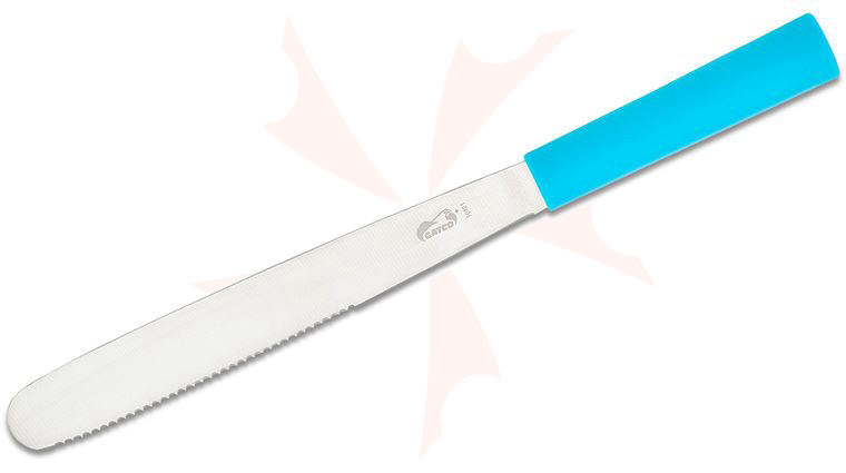 GATCO Everyday Kitchen Utensils Event Spreader Knife 9.625 inch Overall, Teal Zytel Handle
