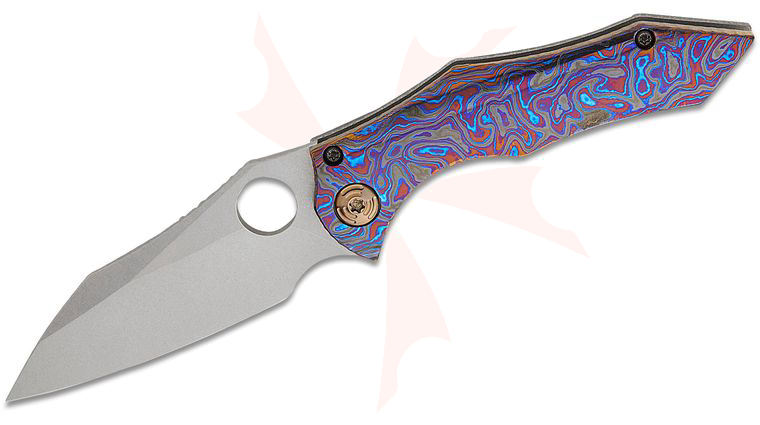 Gavko Knives Michal Gavac Custom Spydie Large High Fin Frame Lock ...