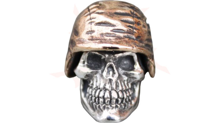 GD Skulls USA SP1 Small Soldier Helmet 1 Skull Lanyard Bead