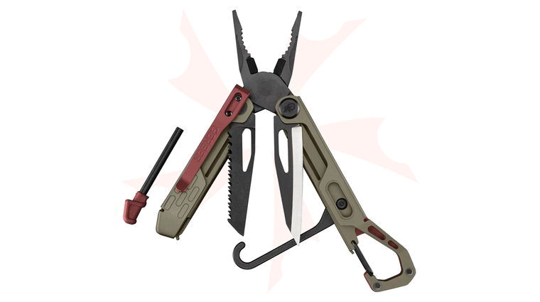 Gerber Stakeout Spark Multi-Tool Pliers, 4.6 inch Closed, Coyote Brown Stainless Steel Handles