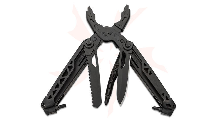 Gerber Dual-Force Bluntnose Multi-Tool Pliers, Black, 4.65 inch Closed, Fabric Sheath