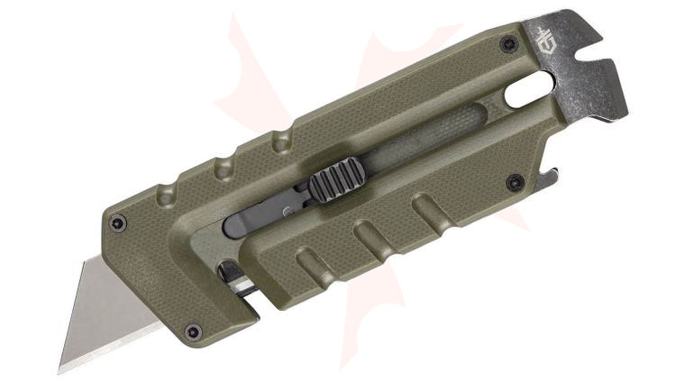 Gerber Prybrid Utility Multi-Function Tool with Pocket Clip, Replaceable Razor Blade, Green G10 Handles