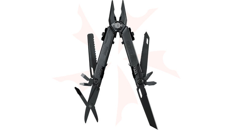 Gerber FliK One-Handed Opening Multi-Tool, Black, 4.4 inch Closed