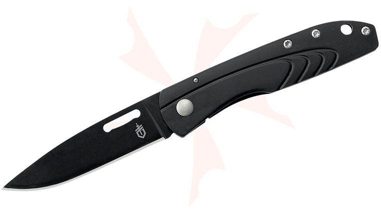Gerber STL 2.0 Folding Knife 2.1 inch Plain Blade, Stainless Steel Handles
