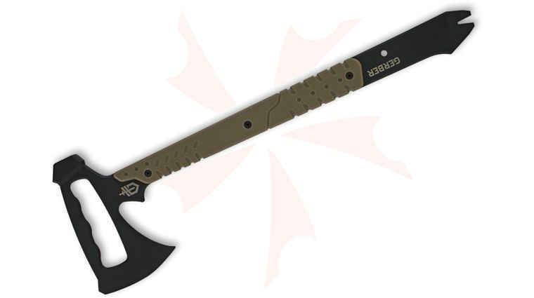 Gerber Tactical Downrange Tomahawk 19.27 inch Overall, Pry Bar Handle, MOLLE Sheath