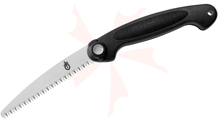 Gerber Exchange-A-Blade Folding Saw with Interchangeable Blades, GRN Handles, Black Nylon Sheath